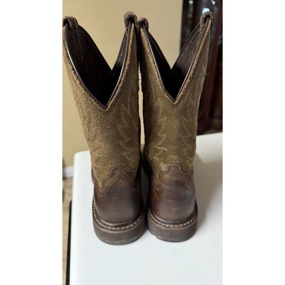 Ariat Workhog EH Square Toe Work Western Cowboy Boots (10020008) 7D - Picture 4 of 9